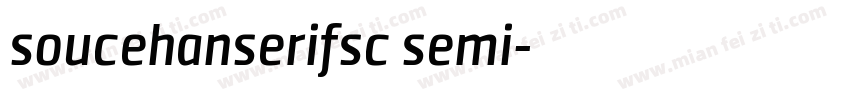 soucehanserifsc semi字体转换